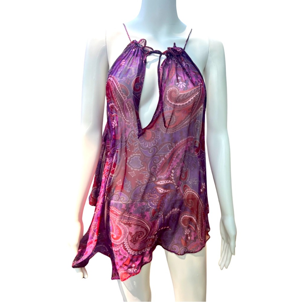 Ultra sexy sheer INTERMIX tunic